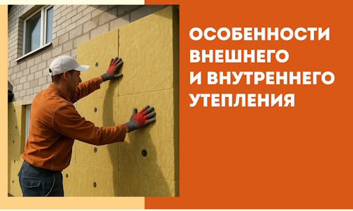 Какие особенности внешнего и внутреннего утепления в Лиски