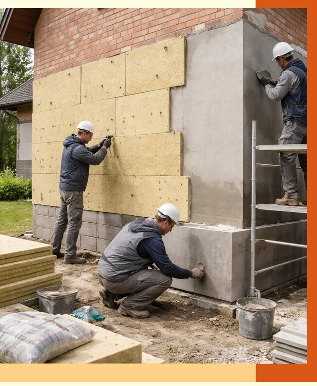 Утепление частного дома в Лиски под ключ от 8206 руб/м2 — недорого | ТепломастерЛск