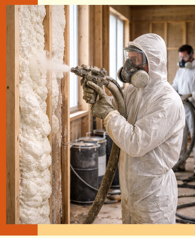 Утепление каркасного дома пенополиуретаном в Лиски