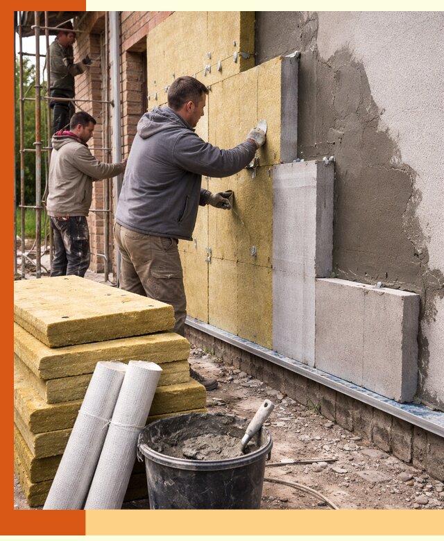 Утепление кирпичного дома под ключ в Лиски