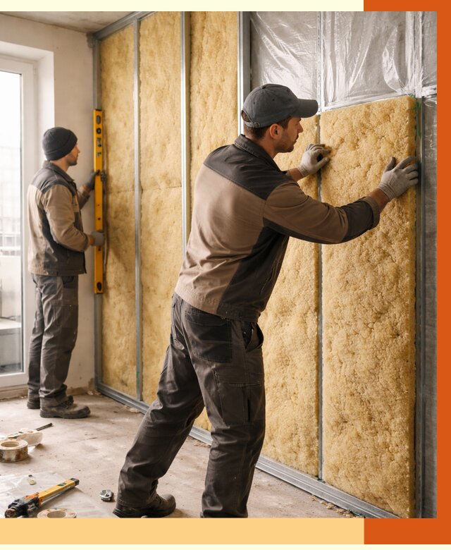 Утепление квартиры изнутри в Лиски от 4759 руб. за м2 | Проф. работы ТепломастерЛск