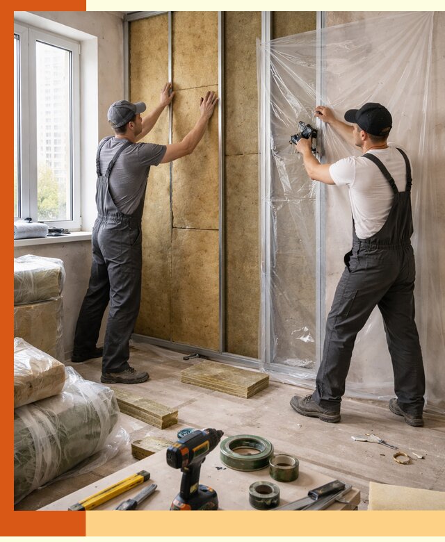 Утепление квартиры изнутри профессионально в Лиски