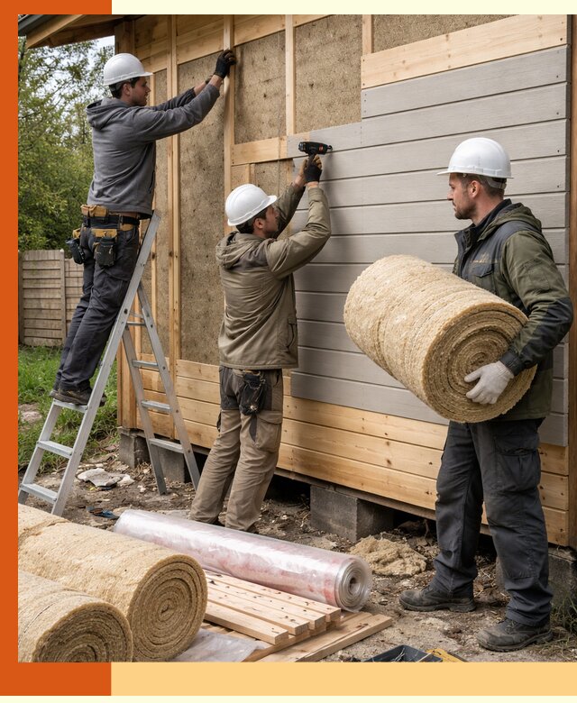 Утепление бани снаружи в Лиски профессионально и надежно