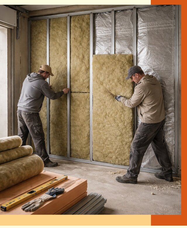 Утепление гаража изнутри в Лиски от 8206 руб/м2 — работы и цена | ТепломастерЛск