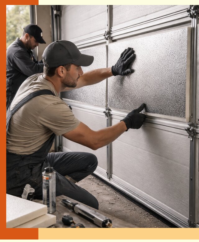 Утепление гаражных ворот в Лиски качественно и надежно