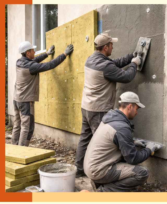 Утепление фасада под штукатурку в Лиски — энергоэффективная технология