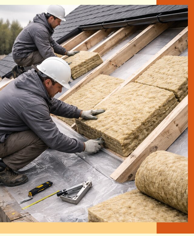 Утепление крыши в Лиски от 2024 руб./м2 — комплексное утепление кровли | ТепломастерЛск