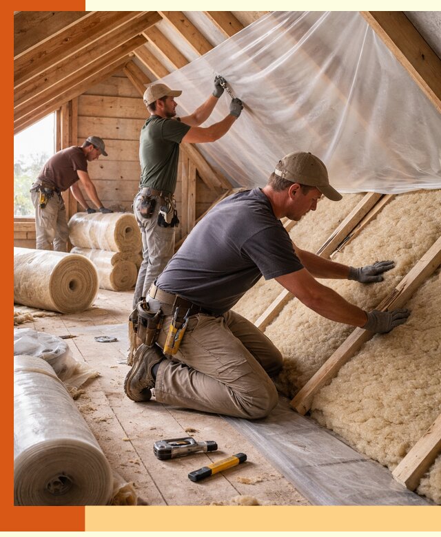 Утепление крыши изнутри в Лиски: профессионально и надежно