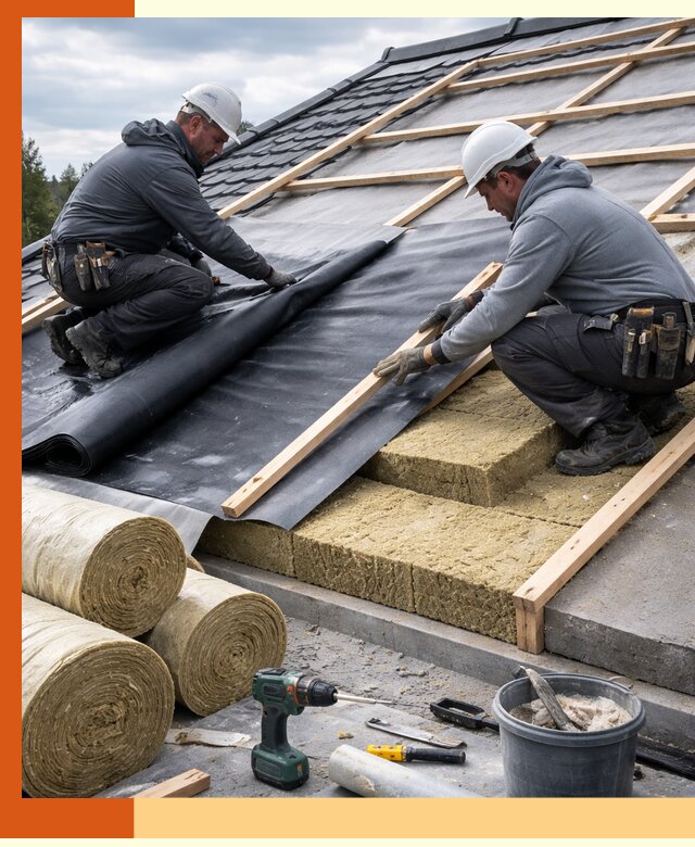 Утепление крыши снаружи в Лиски: профессиональная теплоизоляция