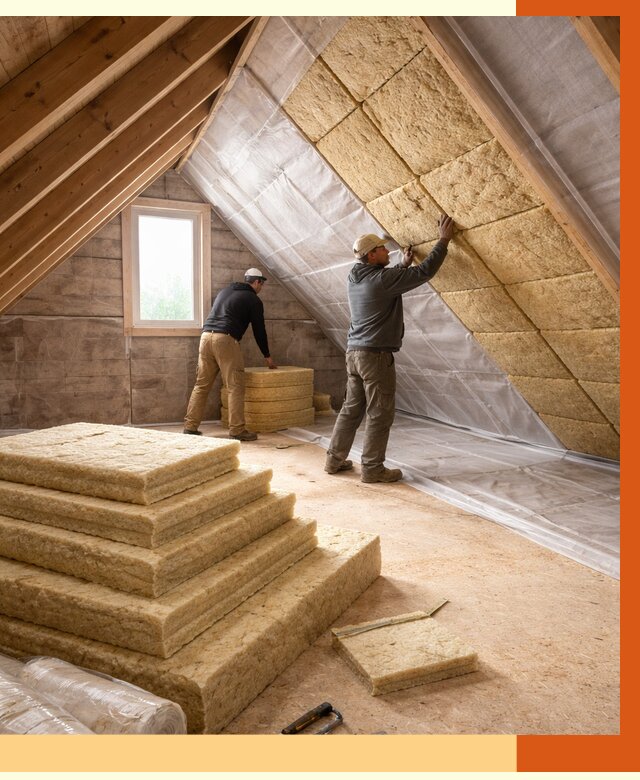 Утепление мансарды в Лиски от 2735 руб/м2 — комплексно и под ключ | ТепломастерЛск