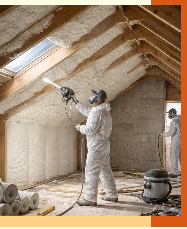 Утепление мансарды ППУ в Лиски от 3009 руб./м² — заказать под ключ | ТепломастерЛск