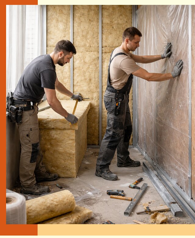 Профессиональное утепление лоджии в Лиски эффективно и надежно