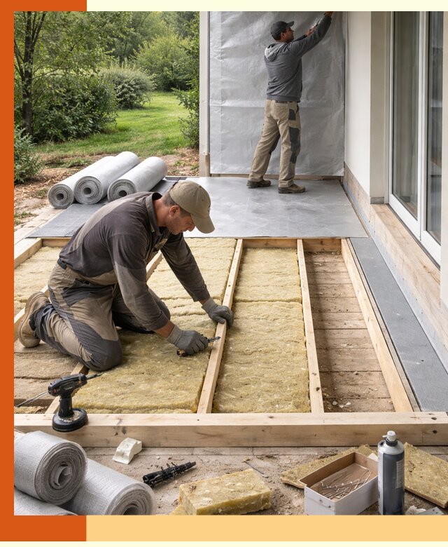 Утепление террасы в Лиски — тепло и защита круглогодично