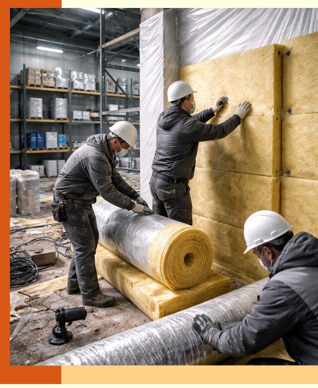 Утепление склада химсырья в Лиски: безопасная и эффективная изоляция