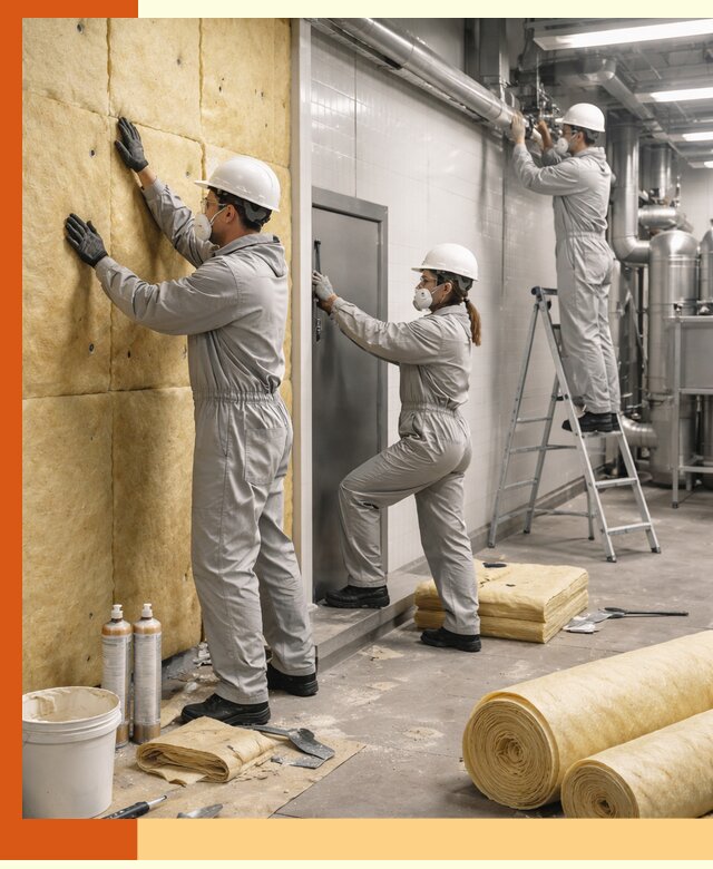 Утепление пищевого цеха под ключ в Лиски