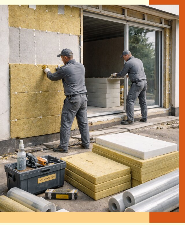 Утепление торгового павильона в Лиски от 15864 руб./м² под ключ | ТепломастерЛск