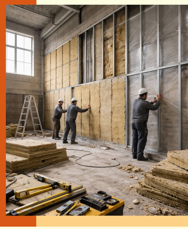 Утепление спортивного зала в Лиски качественно и недорого