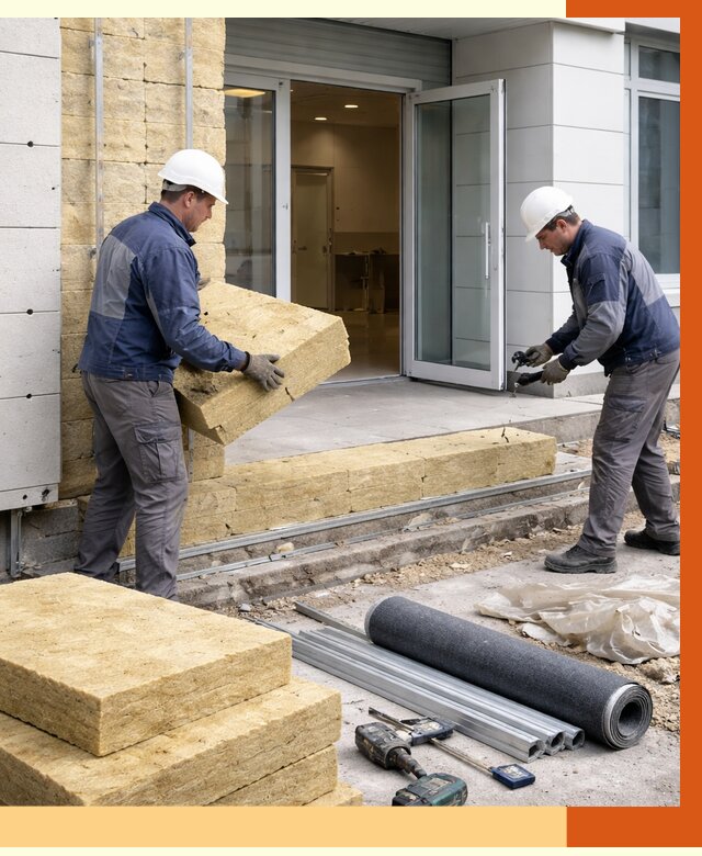 Утепление медицинского центра в Лиски под ключ от 13676 руб./м² | ТепломастерЛск