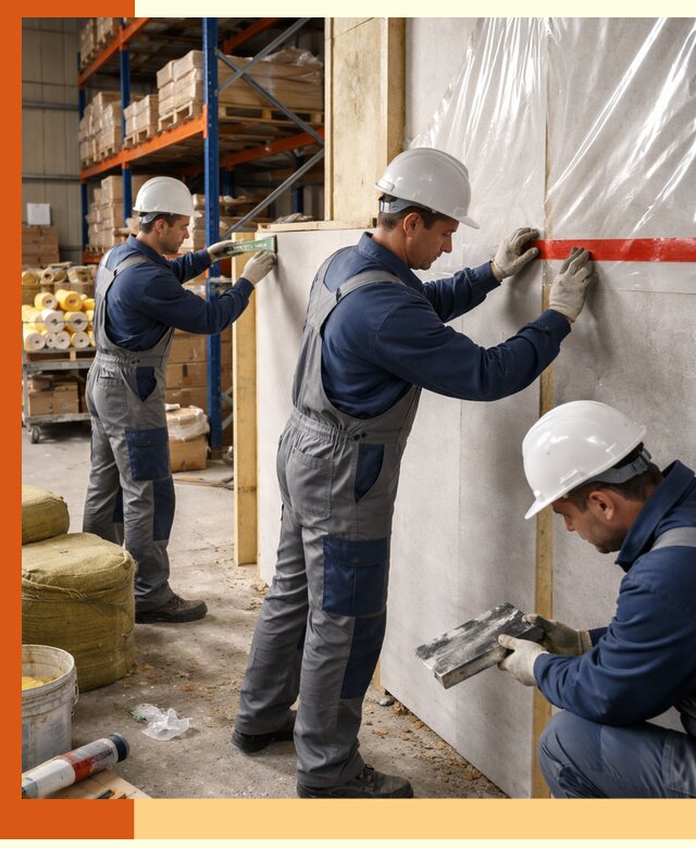 Утепление теплого склада под ключ в Лиски