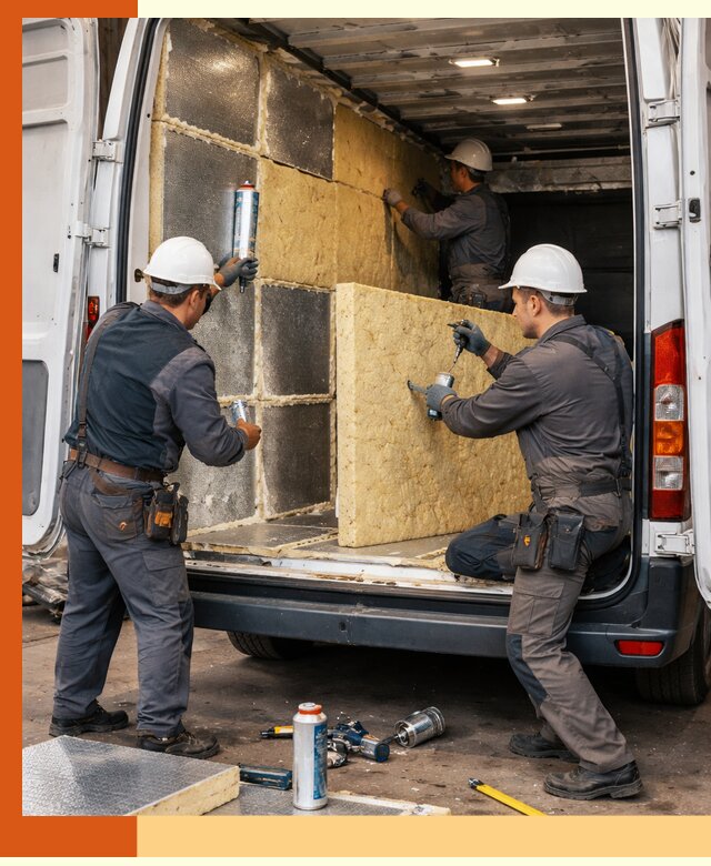 Утепление фургона-рефрижератора в Лиски для сохранения температуры