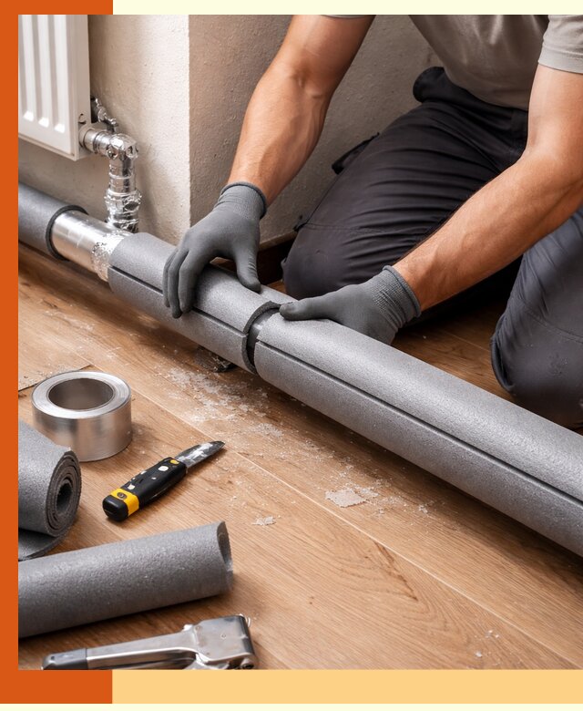 Утепление труб отопления в Лиски: теплоизоляция и защита сети