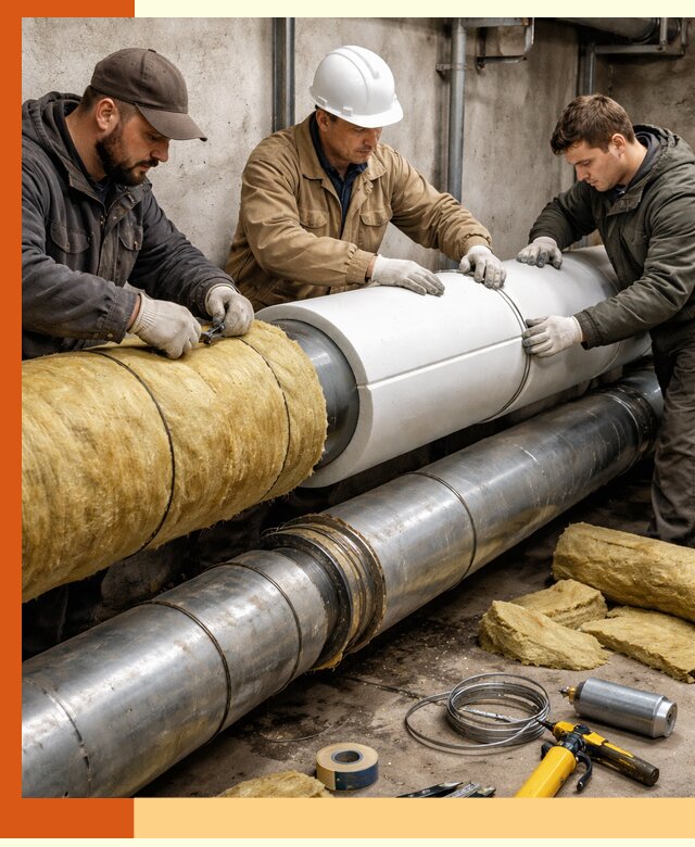 Утепление трубопровода в Лиски с гарантией энергоэффективности