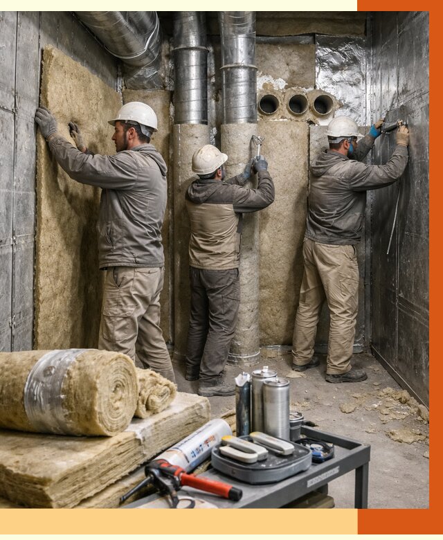 Утепление венткамеры в Лиски под ключ от 1586 руб. — профессионально | ТепломастерЛск