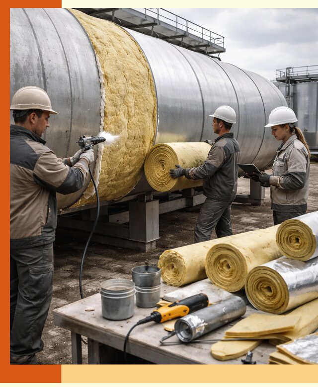 Утепление цистерны в Лиски — утеплители и монтаж под ключ