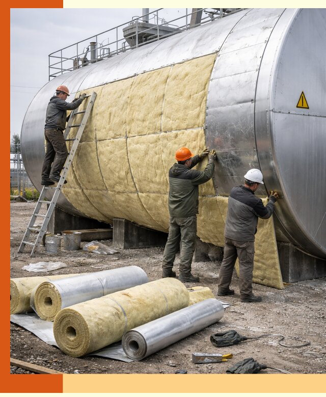 Утепление резервуаров с топливом в Лиски надежно и экономично