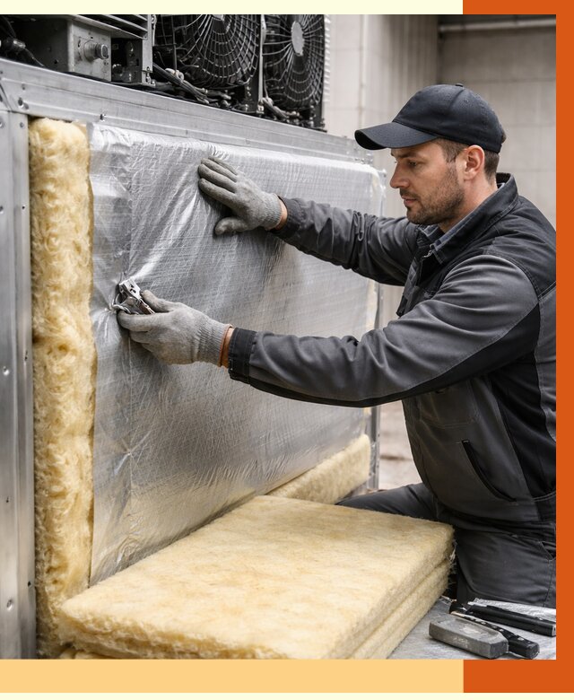 Утепление холодильного агрегата в Лиски от 9300 руб. под ключ | ТепломастерЛск