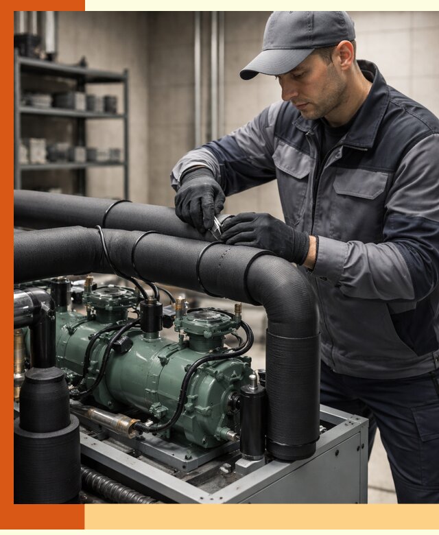 Утепление холодильного агрегата и теплоизоляция в Лиски