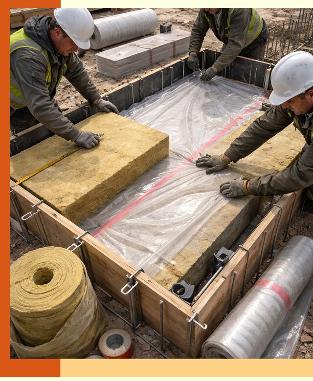 Теплоизоляция опалубки для строительства в Лиски