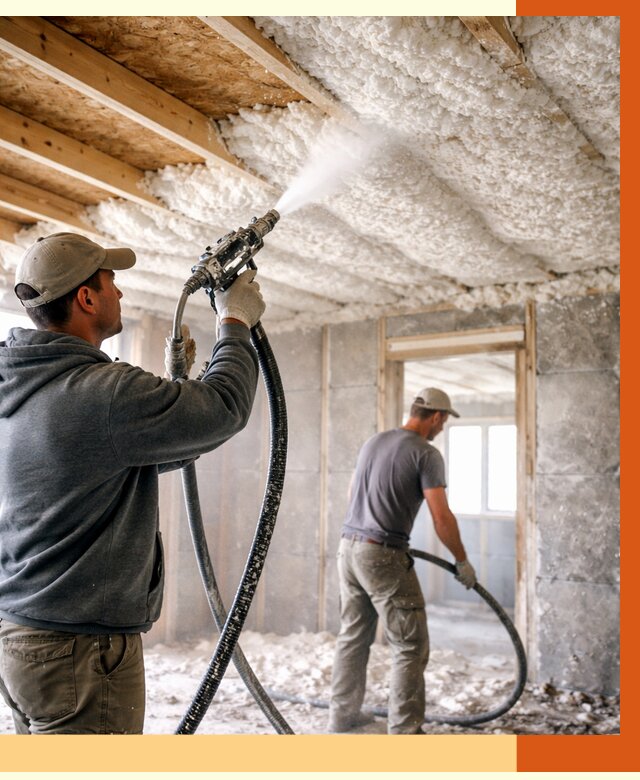 Утепление пеноизолом в Лиски от 1751 руб./м2 под ключ | ТепломастерЛск