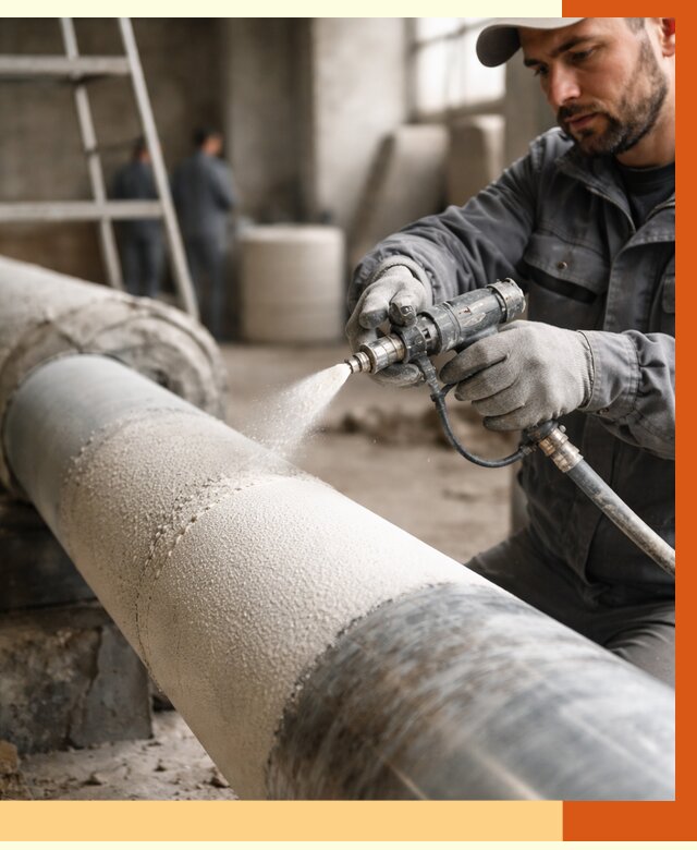 Утепление труб жидкой теплоизоляцией в Лиски от 8206 руб. под ключ | ТепломастерЛск