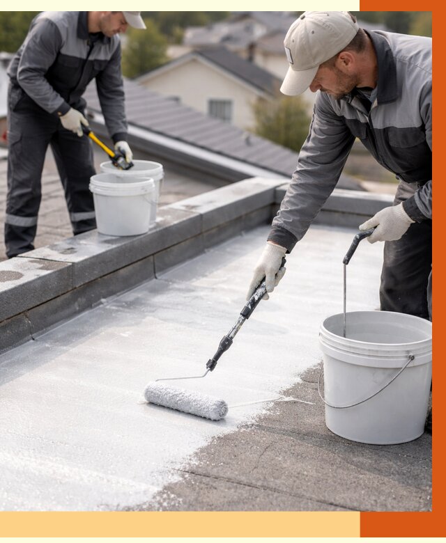 Утепление кровли жидкой теплоизоляцией в Лиски от 2352 руб./м2 | ТепломастерЛск