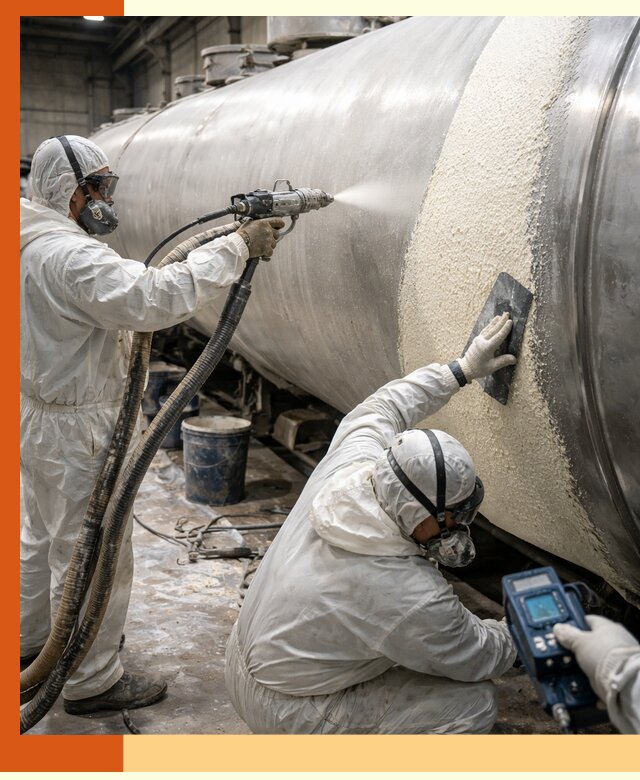 Утепление автоцистерн жидкой теплоизоляцией в Лиски