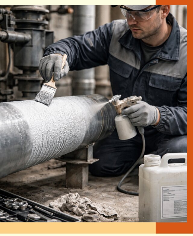 Утепление оборудования жидкой теплоизоляцией в Лиски от 4923 руб. | ТепломастерЛск