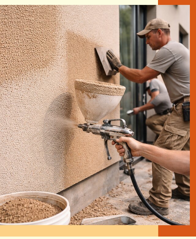 Утепление фасада жидкой пробкой в Лиски от 5252 руб./м² под ключ | ТепломастерЛск