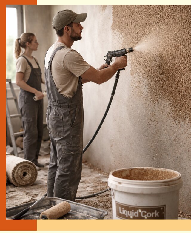 Утепление стен жидкой пробкой в Лиски эффективное и долговечное