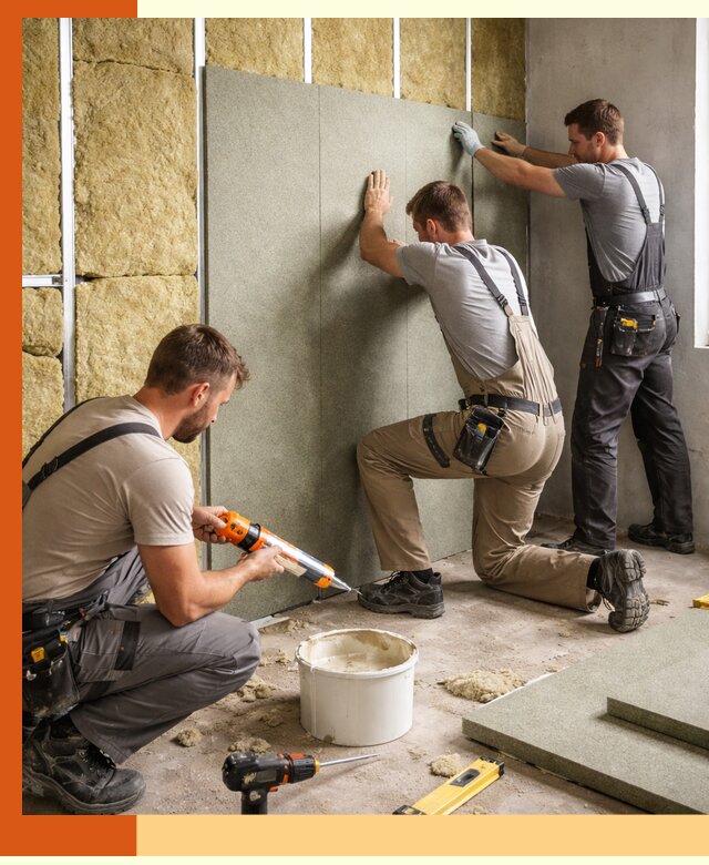 Профессиональная шумоизоляция стен в Лиски для квартир и домов