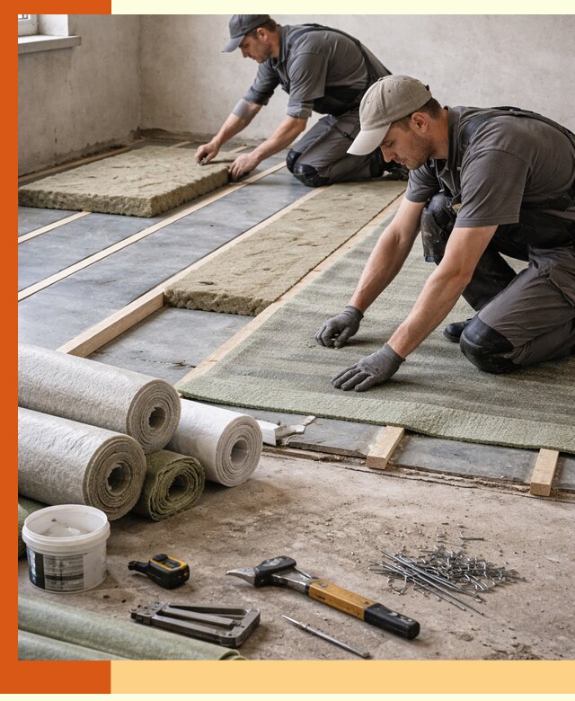 Шумоизоляция пола в Лиски — профессиональная звукоизоляция помещений