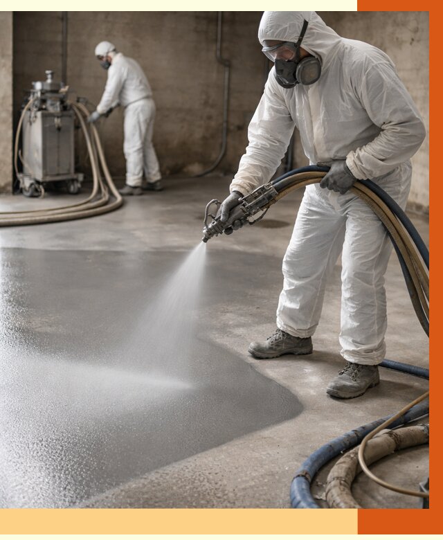 Гидроизоляция полимочевиной в Лиски от 9300 руб/м² — напыление полимерной гидроизоляции | ТепломастерЛск