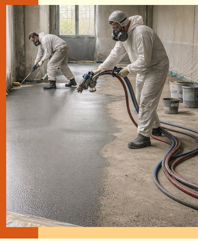 Гидроизоляция полимочевиной полов и конструкций в Лиски