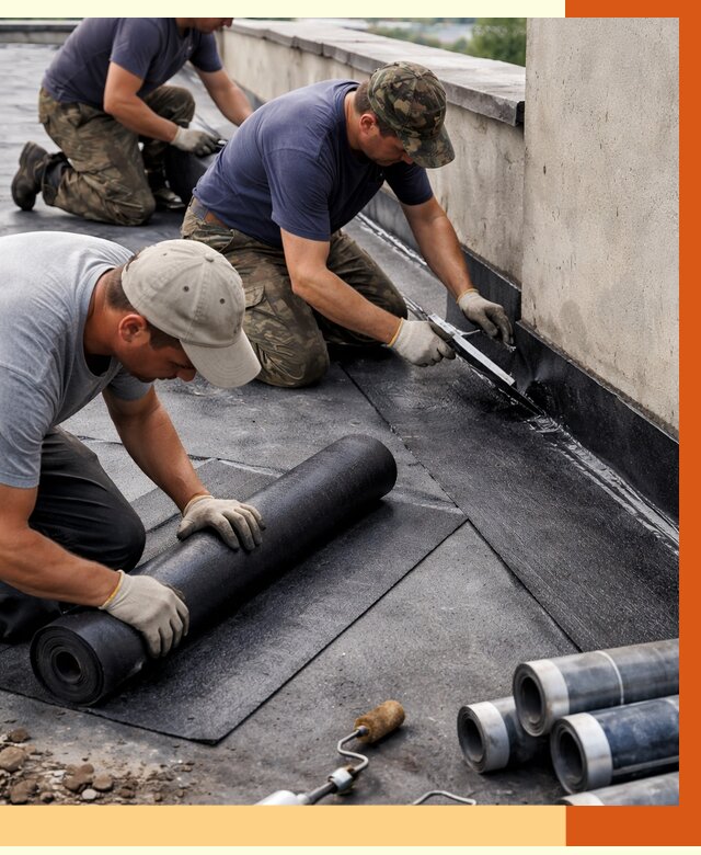 Гидроизоляция кровли в Лиски от 4923 руб. — профессиональная гидроизоляция крыши | ТепломастерЛск