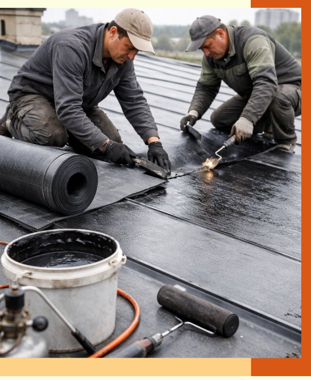 Гидроизоляция фальцевой кровли в Лиски от 8206 руб. под ключ | ТепломастерЛск