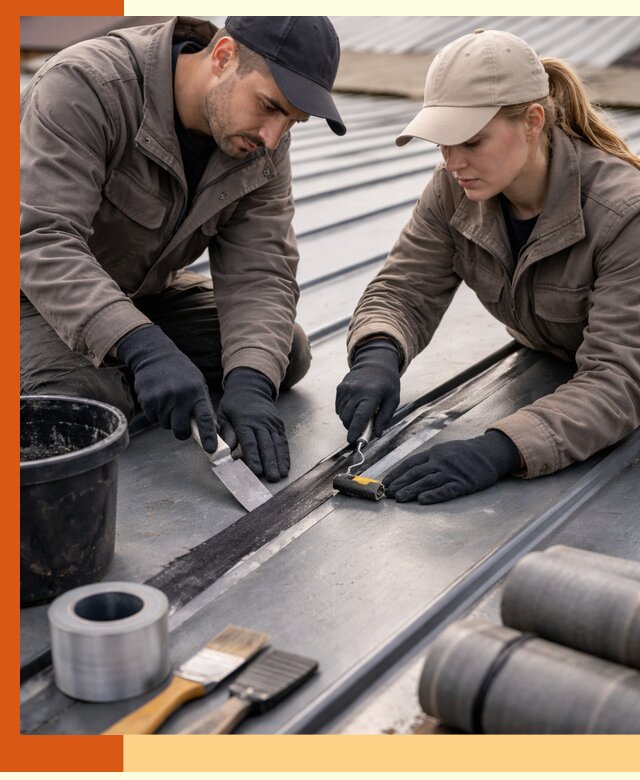 Гидроизоляция фальцевой кровли в Лиски качественно и надежно