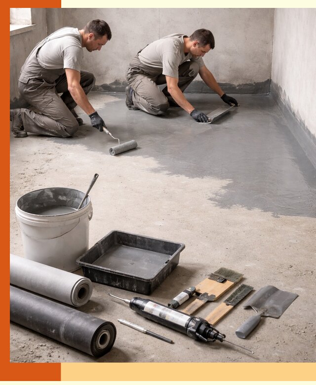 Гидроизоляция пола в Лиски — надежная защита от влаги и протечек