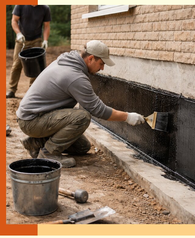 Гидроизоляция цоколя домов и зданий в Лиски эффективными методами