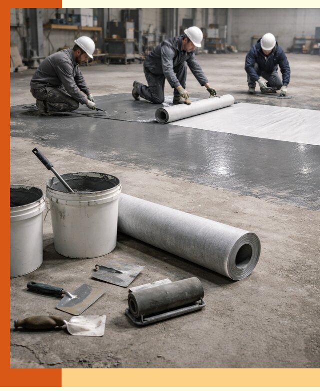 Гидроизоляция промышленного пола в Лиски — защита и долговечность