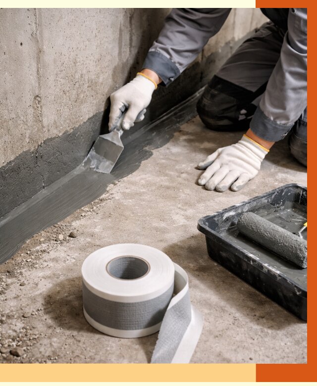 Гидроизоляция швов и герметизация стыков в Лиски от 1368 руб. | ТепломастерЛск